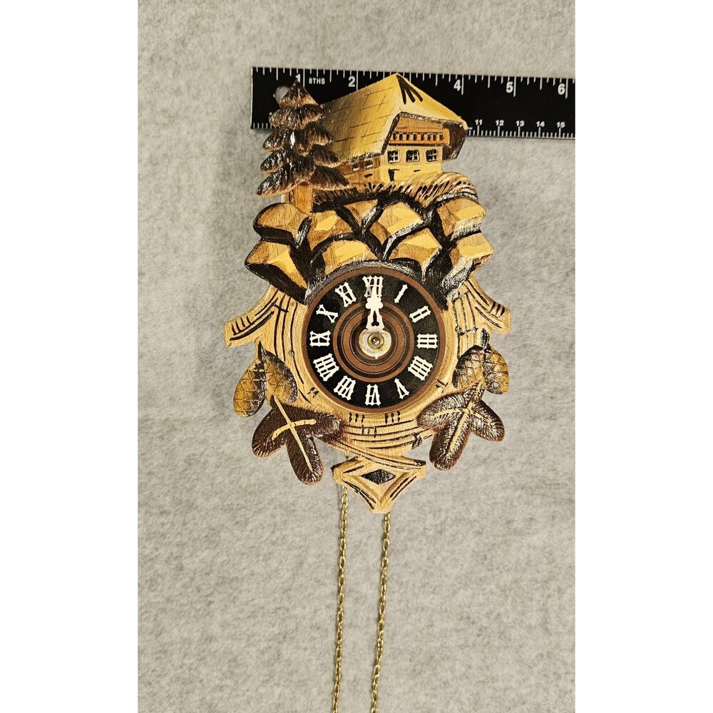 Vintage Novelty Weighted Mechanical Wall Clock